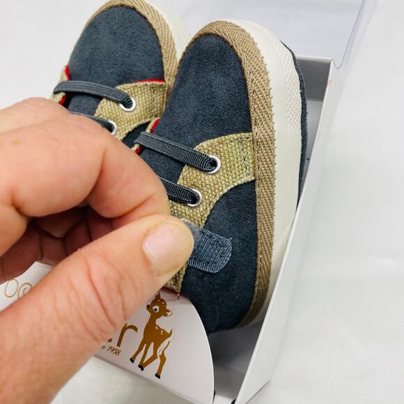 NWT Baby Deer Size 2 (3-6M) Murphy Soft Soles - Picture 2 of 4